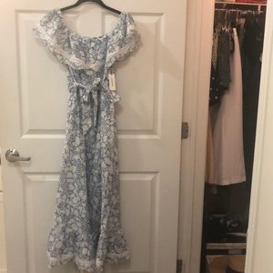 Marysia Lemnos blue and white dress